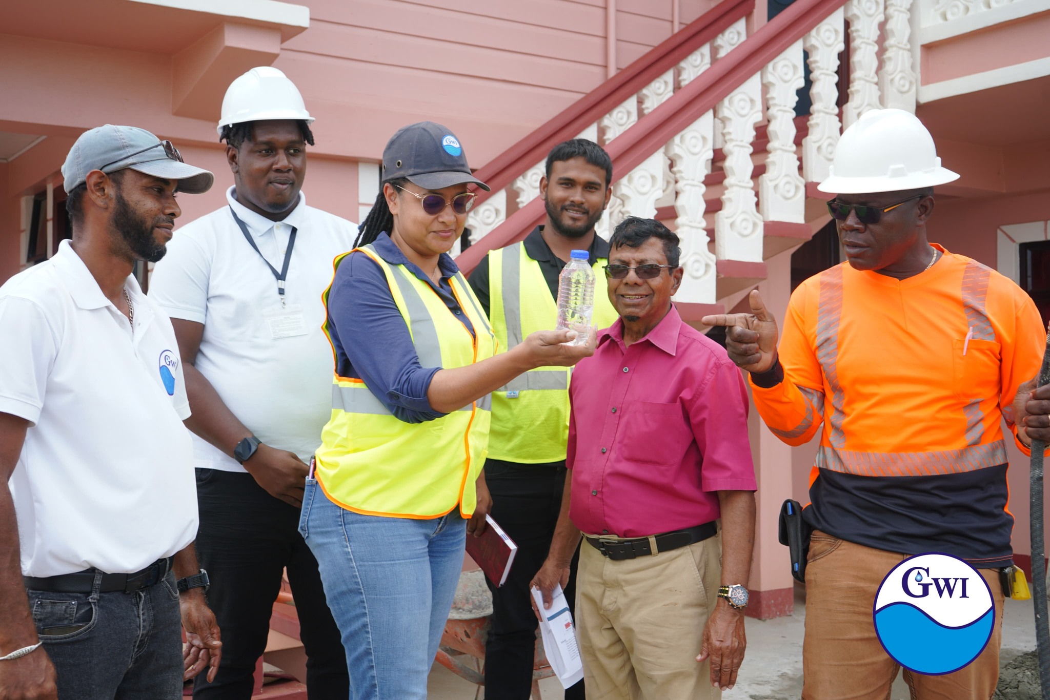 GWI CEO Leads Inspection of Weldaad Small Inline Filters, Bringing Treated Water to Residents for the First Time 