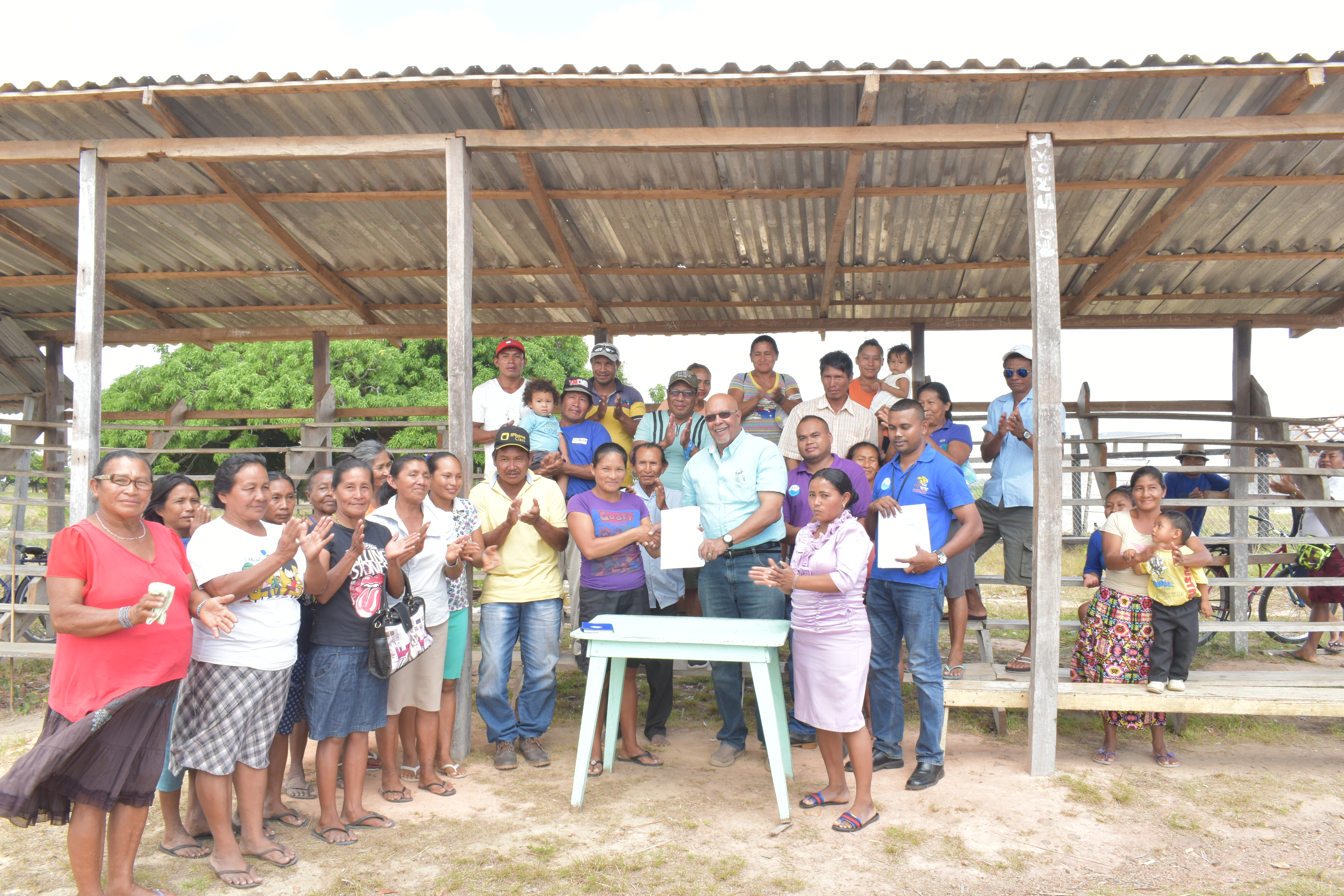 GWI collaborates with Village Councils to install distribution network for Brazilian-drilled wells