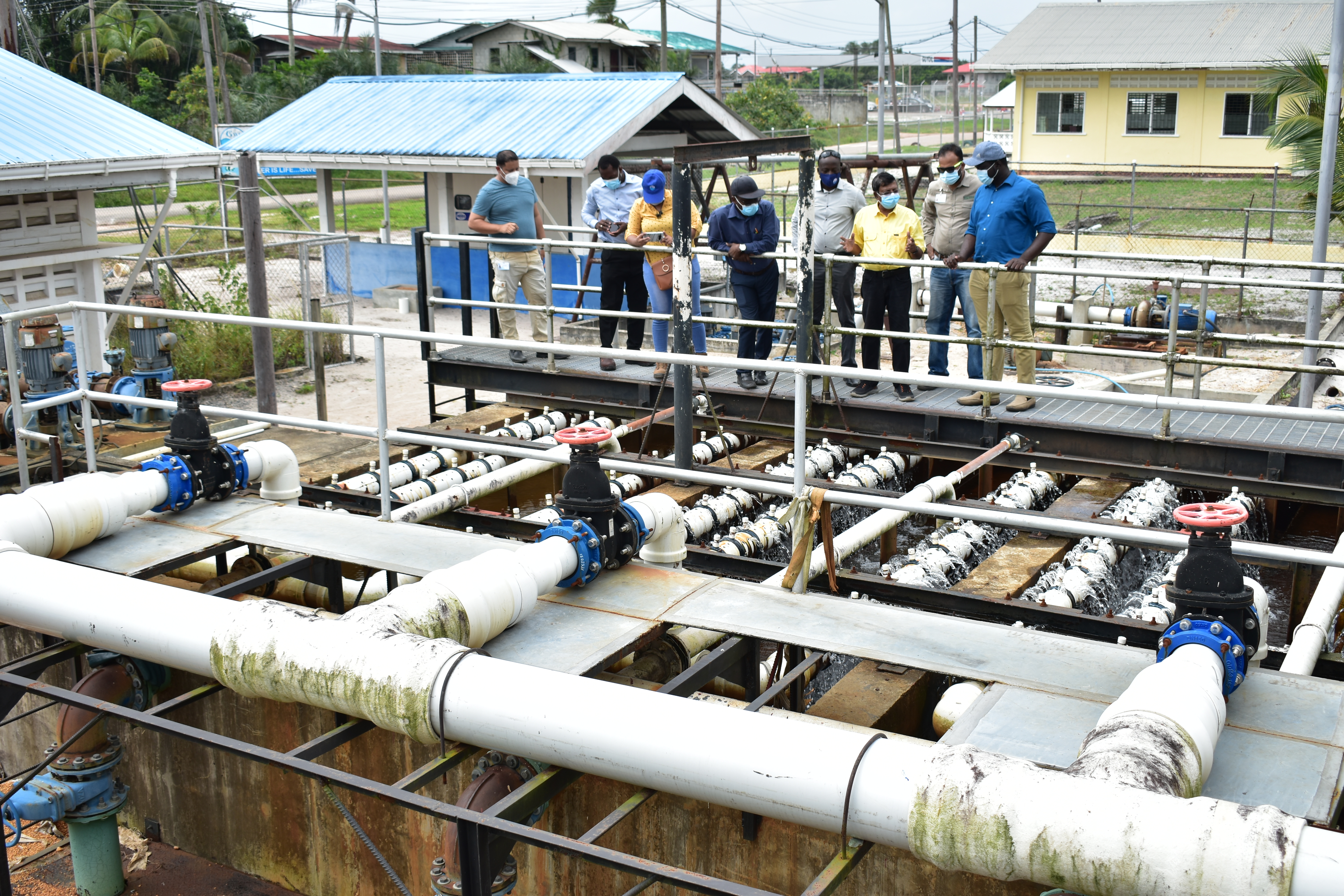 GWI assesses works needed at Linden Treatment Plants
