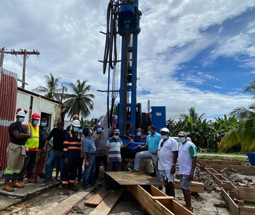 Well drilling commences in Wakenaam