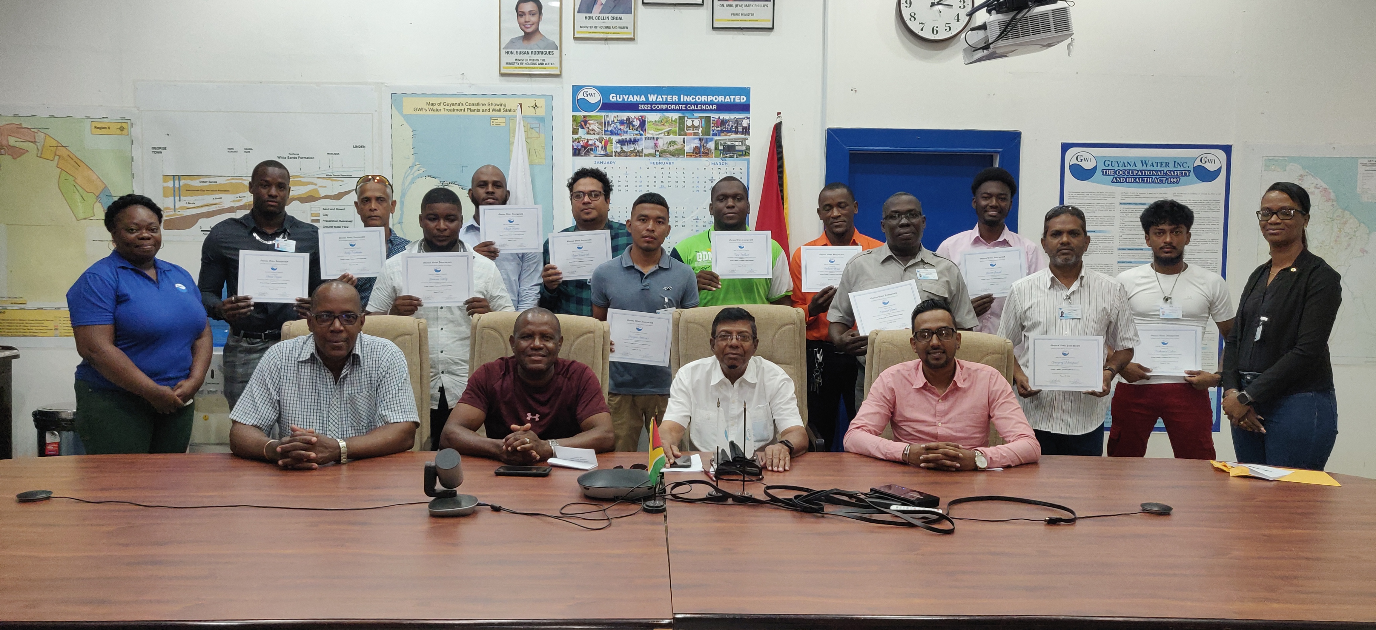 Seventeen Plant Operators Graduate Training Programme -	as GWI embarks on Massive Water Treatment Expansion Project