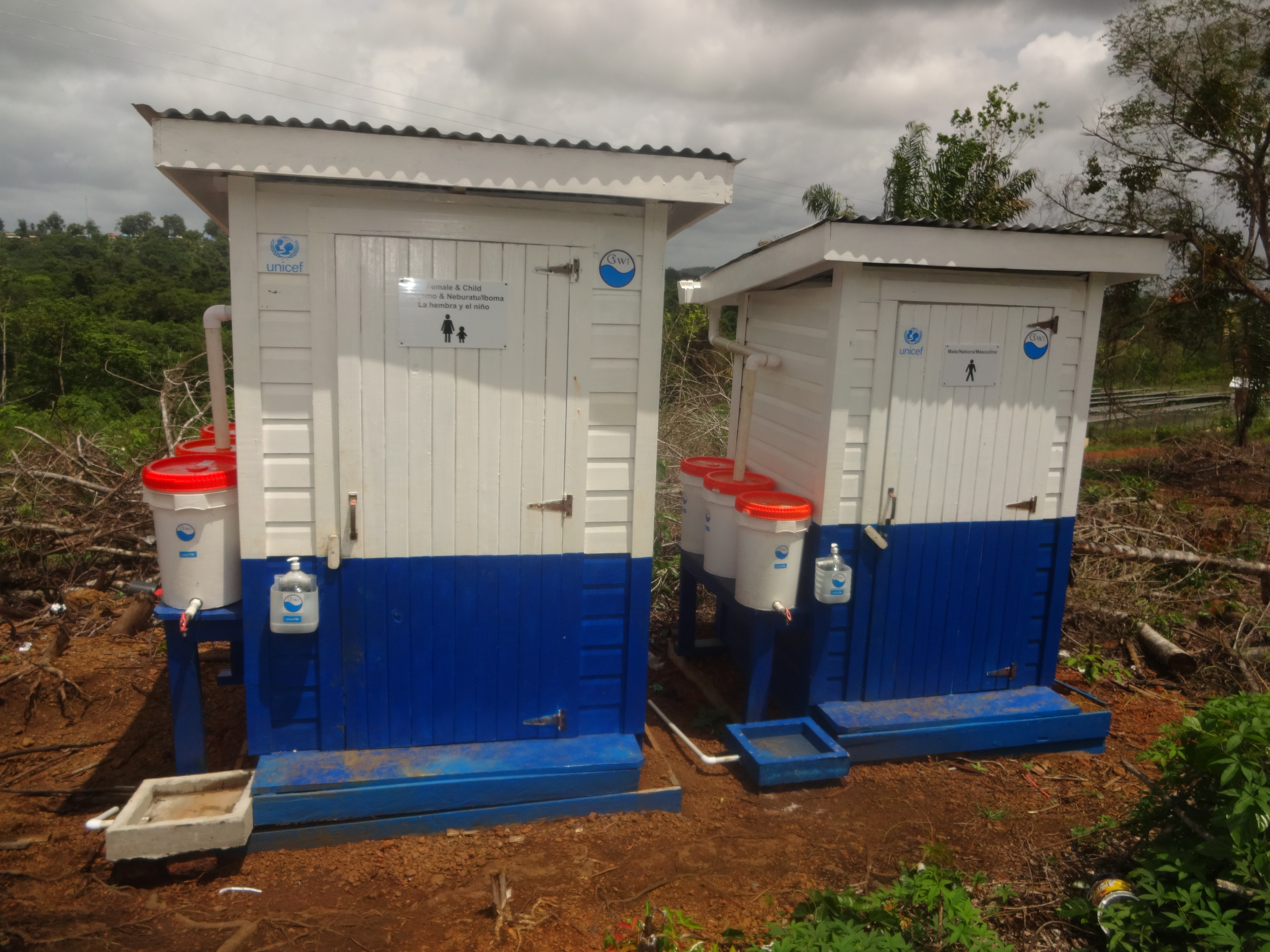 Region 1 communities benefitting from improved Sanitation