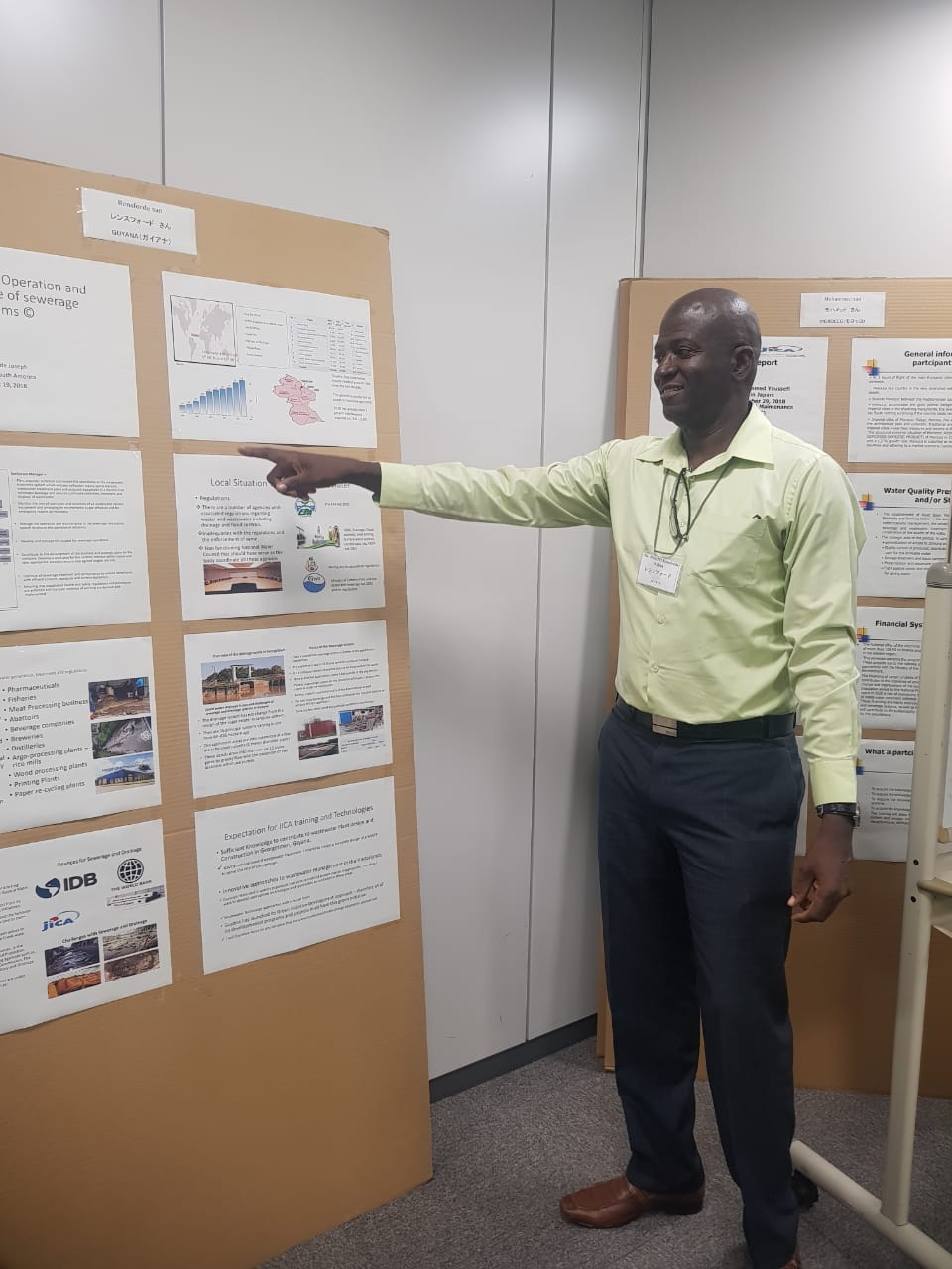Head of Sanitation Attends Training in Japan